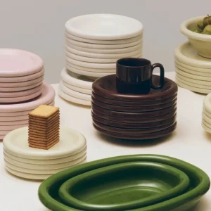 Hay Barro Plate - Off White Large