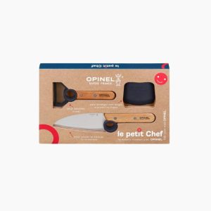 Barnset 3 delar – Opinel Le Petit chef Set – Blå
