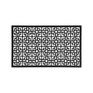 Doormat Black Square 45x75cm