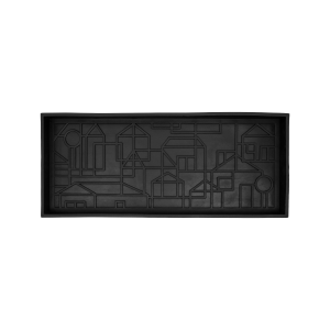 Boot tray Black City 36x85cm