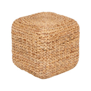 Seating pouf square Lily natural 39x39cm