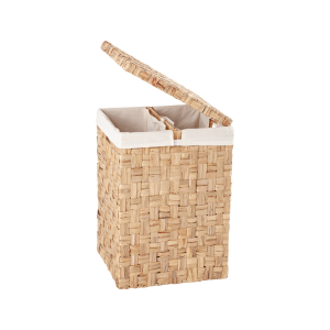 Laundry basket rect w.divider Lily