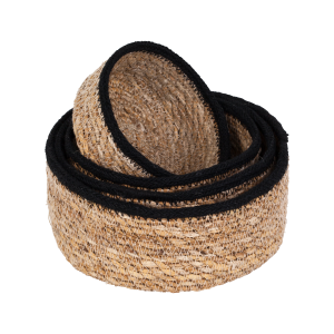 Basket small Emil black S/4