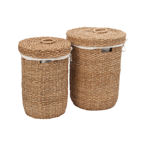 Laundry basket Esther natural S/2