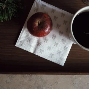 Tine K Home Pappersservetter Linne Rosett Små 50 st