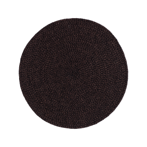 Placemat Ella brown/black d.38cm