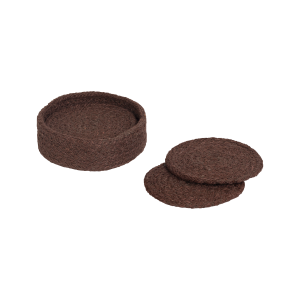Coaster Ella pure brown d10,5cm