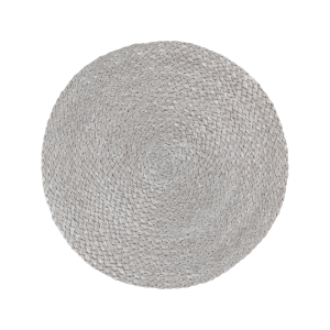 Placemat Elin silver grey d38cm