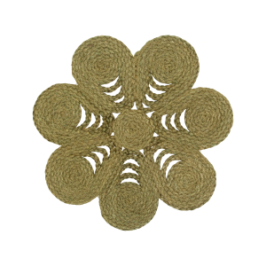 Placemat Elin anemone avocado d40cm