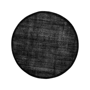 Placemat Linnea black d38cm