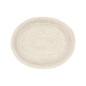 Placemat Elin white oval