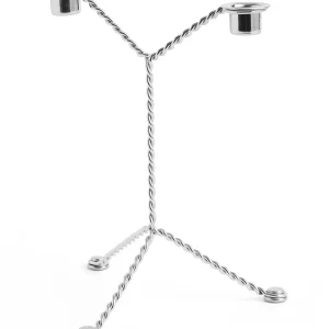 Hay Wire Candleholder - Silver
