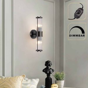 Athena vägglampa mattsvart