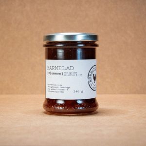 Börslycke Marmelad Plommon med aprikos, valnötter & rom