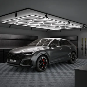 IVON Hexagon Garagebelysning LED-Armatur 241x478cm