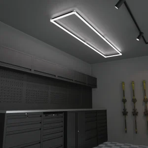 4-PACK: IVON Rectangle Large Belysning 44x240cm