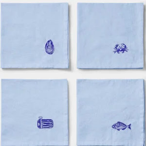 Midnatt Servetter 4-pack Josefin La Mer