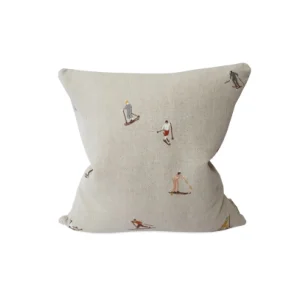 Fine Little Day Skiers Broderat Kuddfodral