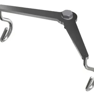 Artnr:211-00-00, Hållare för dropppåsar, dubbel för våra droppställ.