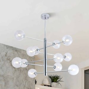 Sputnik Taklampa Krom