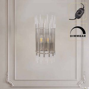 Venissa vägglampa Krom