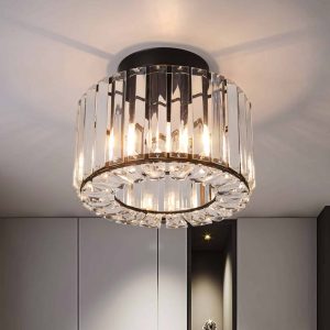 Veronika kristallplafond mattsvart