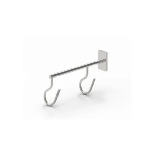 Artnr: 170-02-10, Krokar för infusionspåsar, montering i T-spår 2-krokar.