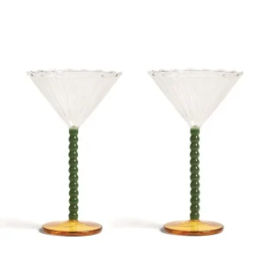 &Klevering Coupe Perle Green - Set of 2