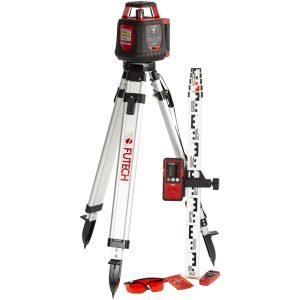 Futech Red Runner Rotationslasersats komplett i väska