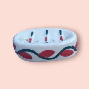 Tvålfat i keramik - Blad