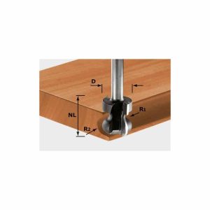 Festool Grepplistfräs HW S8 D22/16/R2.5+6